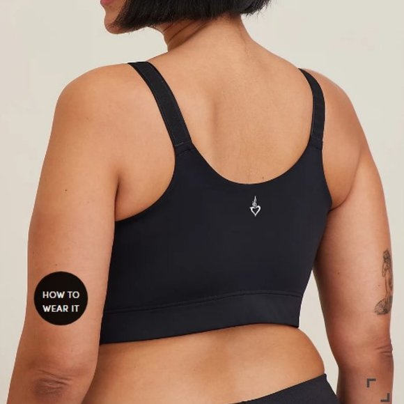 "Defy" Wire Free High Impact Zip Front Sports Bra 40B - Picture 2 of 5